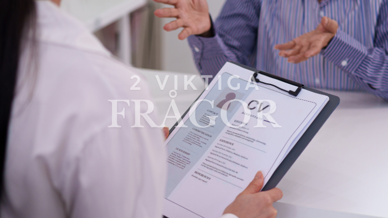 2 VIKTIGA FRÅGOR